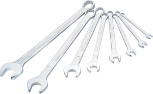 HAZET Combination wrench ∙ extra long ∙ slim design 600LG/8 ∙ Outside 12-point traction profile ∙∙ 10 – 32 ∙ Number of tools: 8