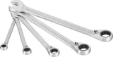 HAZET Ratcheting combination wrench set 606/5 ∙ Outside 12-point traction profile ∙∙ 8 – 19 ∙ Number of tools: 5