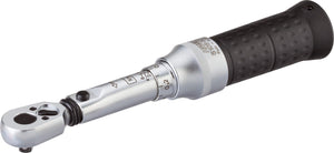 HAZET Torque wrench 6106-1CTCAL ∙ Nm min-max: 1 – 6 Nm ∙ Tolerance: 4% ∙ Square, solid 6.3 mm (1/4 inch)