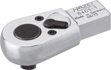 HAZET Insert reversible ratchet 6401-1 ∙ Insert square 9 x 12 mm ∙ Square, solid 6.3 mm (1/4 inch)
