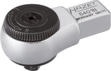 HAZET Insert reversible ratchet 6401N ∙ Insert square 9 x 12 mm ∙ Square, solid 6.3 mm (1/4 inch)