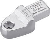 HAZET Insert tool holder for bits 6420B ∙ Insert square 9 x 12 mm ∙ Hexagon, hollow 6.3 (1/4 inch)