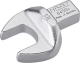 HAZET Insert open-end wrench 6450C-16 ∙ Insert square 9 x 12 mm ∙ Outside hexagon profile ∙ 16 mm