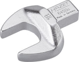 HAZET Insert open-end wrench 6450C-18 ∙ Insert square 9 x 12 mm ∙ Outside hexagon profile ∙ 18 mm