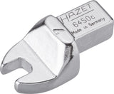 HAZET Insert open-end wrench 6450C-7 ∙ Insert square 9 x 12 mm ∙ Outside hexagon profile ∙ 7 mm