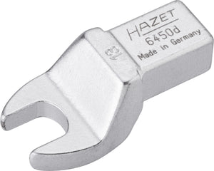 HAZET Insert open-end wrench 6450D-13 ∙ Insert square 14 x 18 mm ∙ Outside hexagon profile ∙ 13 mm