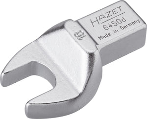 HAZET Insert open-end wrench 6450D-16 ∙ Insert square 14 x 18 mm ∙ Outside hexagon profile ∙ 16 mm