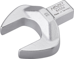 HAZET Insert open-end wrench 6450D-32 ∙ Insert square 14 x 18 mm ∙ Outside hexagon profile ∙ 32 mm