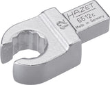 HAZET Insert box-end wrench (open) 6612C-12 ∙ Insert square 9 x 12 mm ∙ Outside 12-point profile ∙ 12 mm