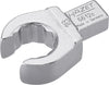 HAZET Insert box-end wrench (open) 6612C-16 ∙ Insert square 9 x 12 mm ∙ Outside 12-point profile ∙ 16 mm