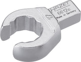 HAZET Insert box-end wrench (open) 6612C-17 ∙ Insert square 9 x 12 mm ∙ Outside 12-point profile ∙ 17 mm