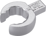 HAZET Insert box-end wrench (open) 6612C-21 ∙ Insert square 9 x 12 mm ∙ Outside 12-point profile ∙ 21 mm