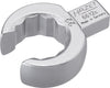 HAZET Insert box-end wrench (open) 6612C-22 ∙ Insert square 9 x 12 mm ∙ Outside 12-point profile ∙ 22 mm