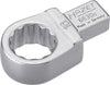 HAZET Insert box-end wrench 6630C-16 ∙ Insert square 9 x 12 mm ∙ Outside 12-point traction profile ∙ 16 mm