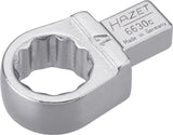 HAZET Insert box-end wrench 6630C-17 ∙ Insert square 9 x 12 mm ∙ Outside 12-point traction profile ∙ 17 mm