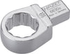 HAZET Insert box-end wrench 6630C-18 ∙ Insert square 9 x 12 mm ∙ Outside 12-point traction profile ∙ 18 mm