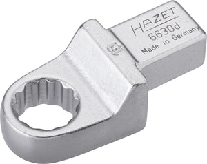 HAZET Insert box-end wrench 6630D-16 ∙ Insert square 14 x 18 mm ∙ Outside 12-point traction profile ∙ 16 mm