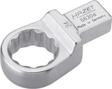 HAZET Insert box-end wrench 6630D-24 ∙ Insert square 14 x 18 mm ∙ Outside 12-point traction profile ∙ 24 mm