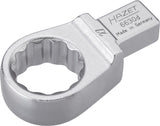 HAZET Insert box-end wrench 6630D-27 ∙ Insert square 14 x 18 mm ∙ Outside 12-point traction profile ∙ 27 mm