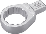 HAZET Insert box-end wrench 6630D-34 ∙ Insert square 14 x 18 mm ∙ Outside 12-point traction profile ∙ 34 mm