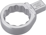 HAZET Insert box-end wrench 6630D-41 ∙ Insert square 14 x 18 mm ∙ Outside 12-point traction profile ∙ 41 mm