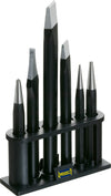 HAZET Chisel ∙ drift punch ∙ centre punch set 750/6-1 ∙ Number of tools: 6