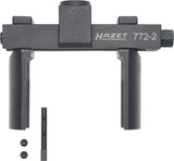 HAZET Universal axle and slotted nut wrench set 772-2/16 ∙ Square, hollow 20 mm (3/4 inch) ∙ Number of tools: 16