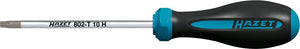 HAZET HEXAnamic® screwdriver 802-T10H ∙ Tamper-resistant TORX® profile ∙∙ T10H
