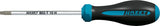 HAZET HEXAnamic® screwdriver 802-T9H ∙ Tamper-resistant TORX® profile ∙∙ T9H