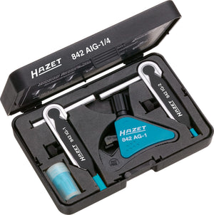 HAZET Universal thread repair tool set 842AIG-1/4 ∙ Number of tools: 4