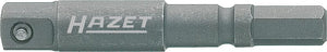 HAZET Impact adapter 8508S-1 ∙ Hexagon, solid ISO 1173-A 5.5 ∙ Square, solid 6.3 mm (1/4 inch)