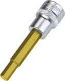 HAZET Screwdriver socket 8801A-1/4 ∙ Square, hollow 10 mm (3/8 inch) ∙ Inside hexagon profile ∙∙ 1⁄4 ″