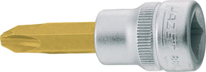 HAZET Screwdriver socket 8806-PH1 ∙ Square, hollow 10 mm (3/8 inch) ∙ Cross recess profile PH ∙∙ PH1