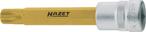 HAZET Screwdriver socket 8808LG-8 ∙ Square, hollow 10 mm (3/8 inch) ∙ Internal serration profile XZN ∙∙ M8