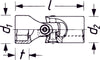 HAZET Universal joint socket (6-point) 880G-10 ∙ Square, hollow 10 mm (3/8 inch) ∙ Outside hexagon Traction profile ∙ 10 mm