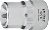 HAZET TORX® socket 900-E14 ∙ Square, hollow 12.5 mm (1/2 inch) ∙ Outside TORX® profile ∙∙ E14