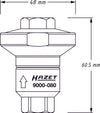 HAZET Compressed air reducer 9000-080
