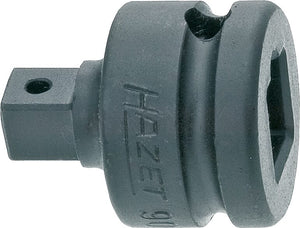 HAZET Reducer 9007S ∙ Square, hollow 12.5 mm (1/2 inch) ∙ Square, solid 10 mm (3/8 inch)