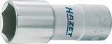 HAZET Spark plug socket 900AMGT ∙ Square, hollow 12.5 mm (1/2 inch) ∙ Outside hexagon profile ∙ 16 mm ∙ 5⁄8 ″