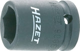 HAZET Impact socket (6-point) 900S-13 ∙ Square, hollow 12.5 mm (1/2 inch) ∙ Outside hexagon Traction profile ∙ 13 mm
