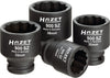 HAZET Tool set for ∙ drive ∙ joint and ∙ axle shafts 900SZ/4 ∙ Square, hollow 12.5 mm (1/2 inch) ∙ Outside 12-point traction profile ∙∙ 24 – 36 ∙ Number of tools: 4