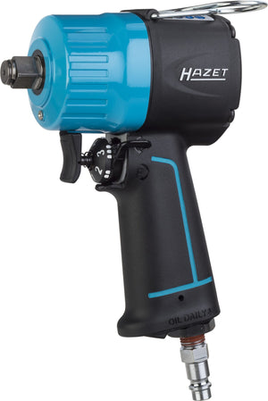 HAZET Impact wrench ∙ extra short 9012MT ∙ Maximum loosening torque: 1400 Nm ∙ Square, solid 12.5 mm (1/2 inch) ∙ Powerful twin hammer mechanism