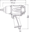 HAZET Impact wrench 9012SPC ∙ Maximum loosening torque: 850 Nm ∙ Square, solid 12.5 mm (1/2 inch) ∙ Powerful pin clutch mechanism
