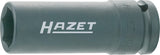 HAZET Impact socket (6-point) 902SLG-17 ∙ Square, hollow 12.5 mm (1/2 inch) ∙ Outside hexagon Traction profile ∙ 17 mm