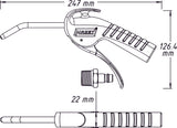 HAZET Air blow gun 100 mm 9040P-1