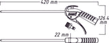 HAZET Air blow gun 300 mm 9040P-2