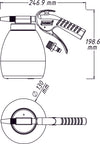 HAZET Soda spray gun 9045P-1