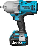 HAZET Cordless impact wrench 9212-1000/4 ∙ Maximum loosening torque: 1400 Nm ∙ Square, solid 12.5 mm (1/2 inch) ∙ Number of tools: 4