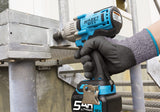 HAZET Cordless impact wrench 9212-3 ∙ Maximum loosening torque: 700 Nm ∙ Square, solid 12.5 mm (1/2 inch) ∙ Number of tools: 3