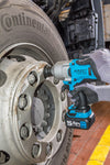 HAZET Cordless impact wrench 9213-1000/4 ∙ Maximum loosening torque: 1400 Nm ∙ Square, solid 20 mm (3/4 inch) ∙ Number of tools: 4